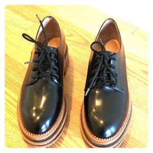 Jeffrey Campbell platform oxfords in black